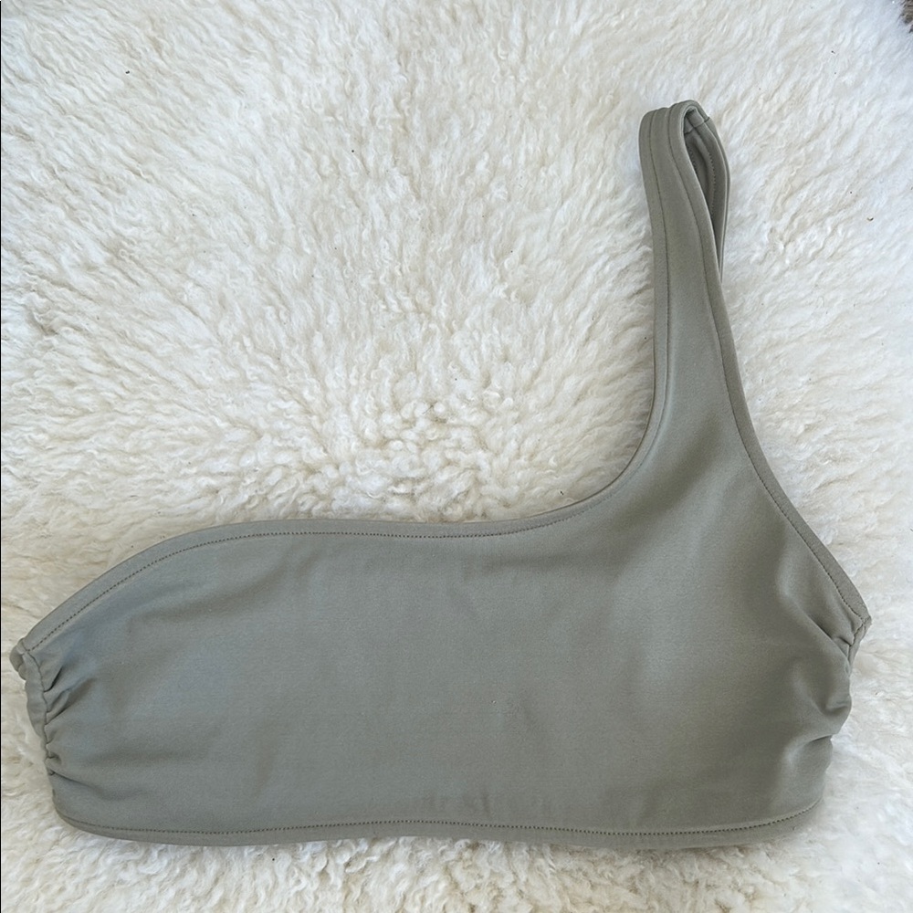 Wanderlust one shoulder bikini top size M